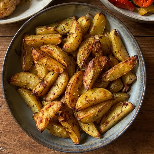 Papas en gajos